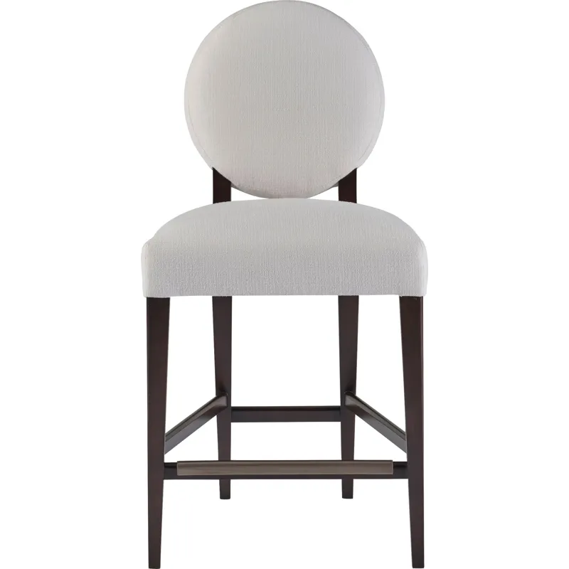 As Shown: fabric 23-130, Chocolate Mink finish, Brushed Antique Bronze kickplate