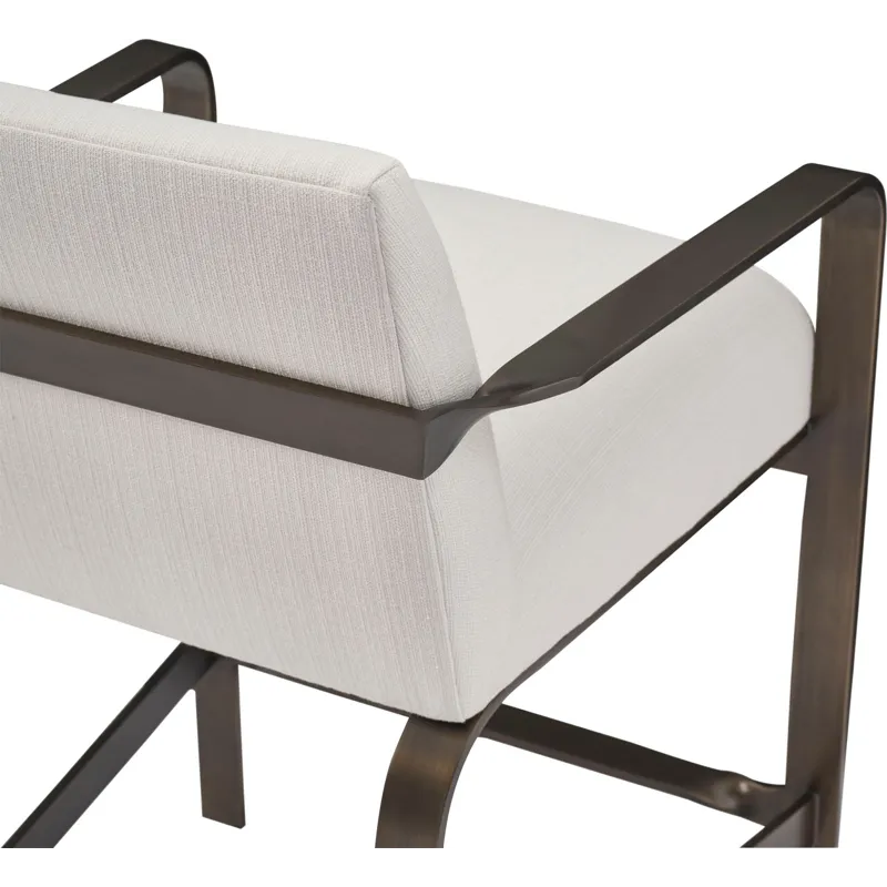 As Shown: fabric 23-130, Brushed Antique Bronze frame