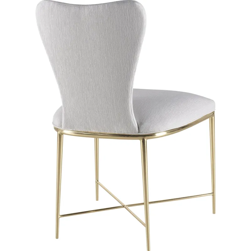 As Shown: 24-287 fabric, Pure Brass