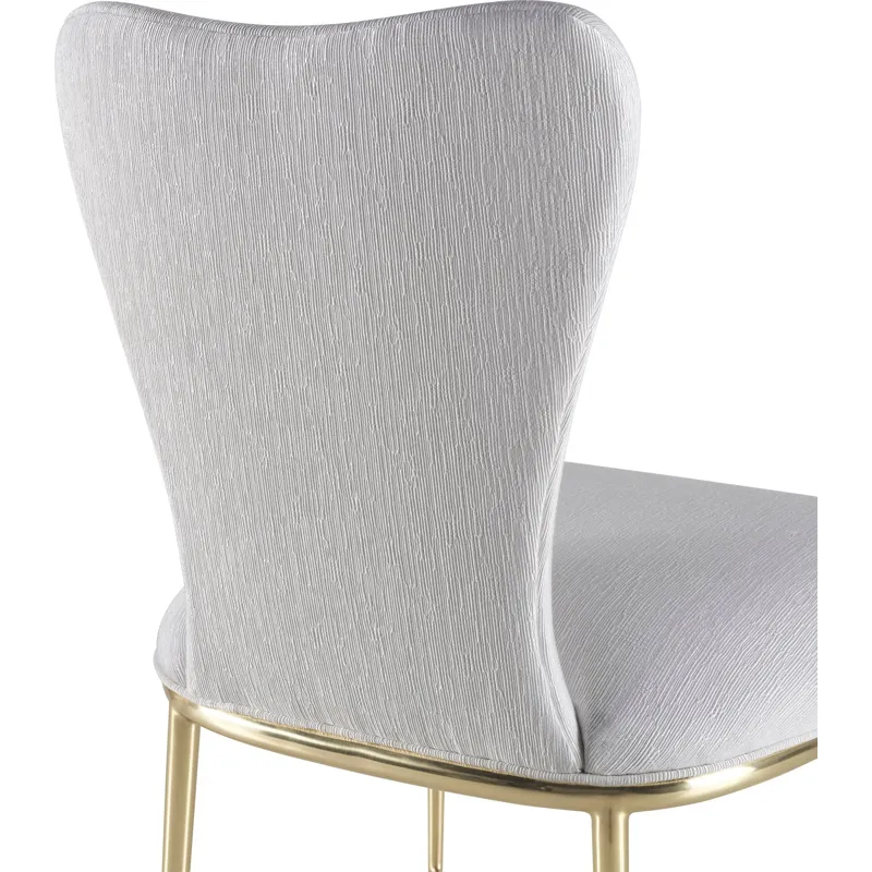 As Shown: 24-287 fabric, Pure Brass