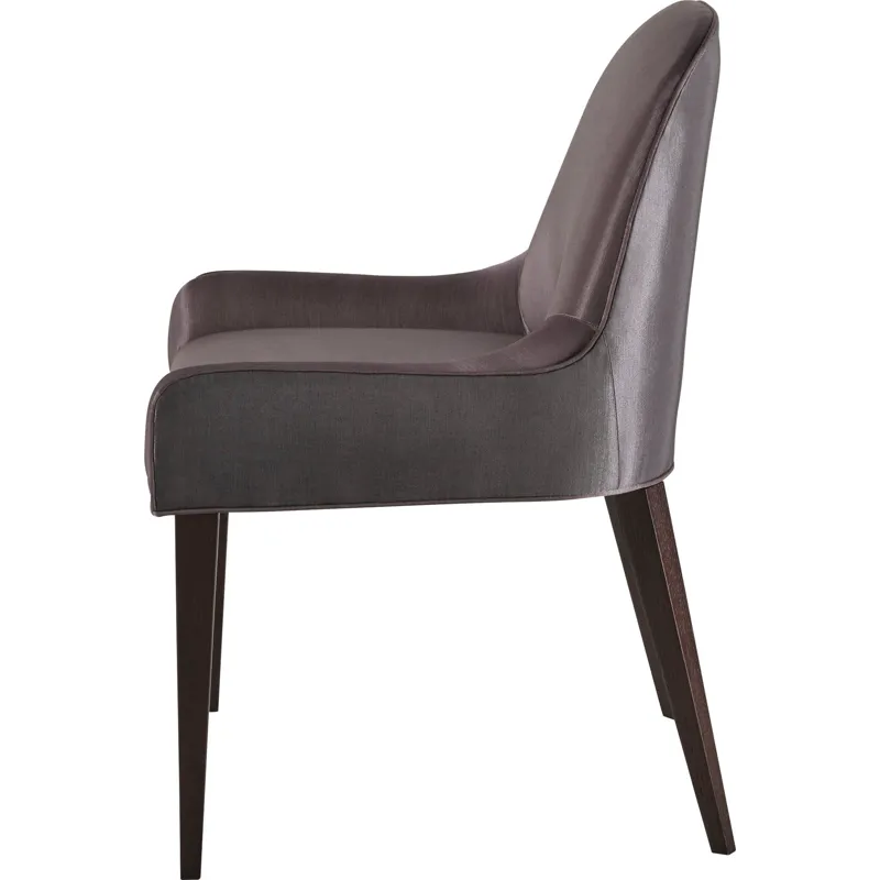 As Shown: 24-284 fabric, Carob finish