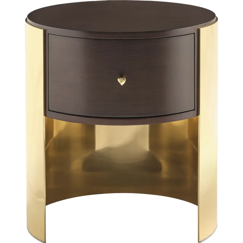 As Shown: Carob with Pure Brass