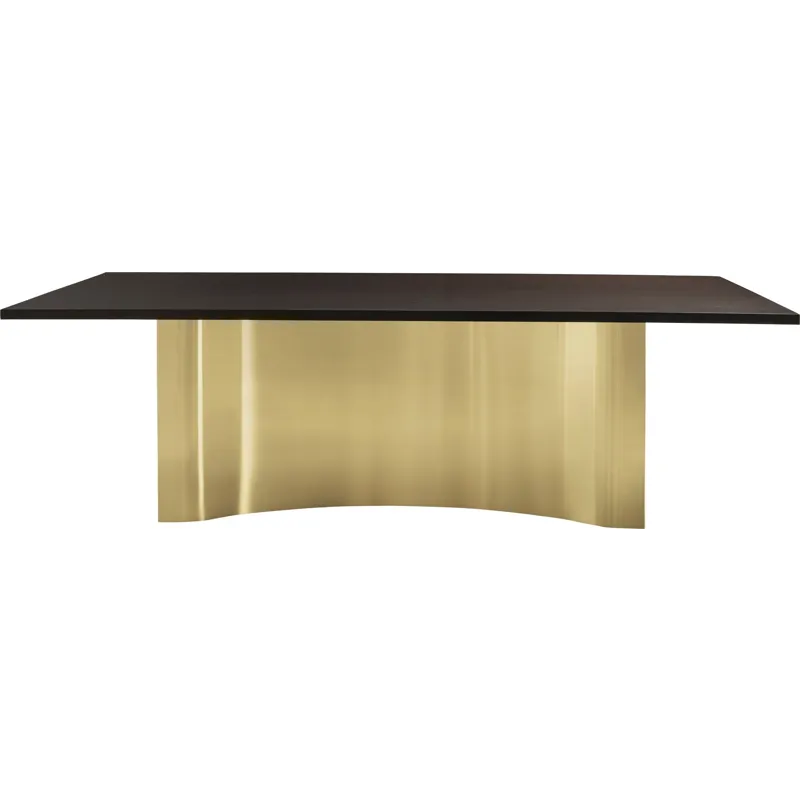 As Shown: Carob with Pure Brass