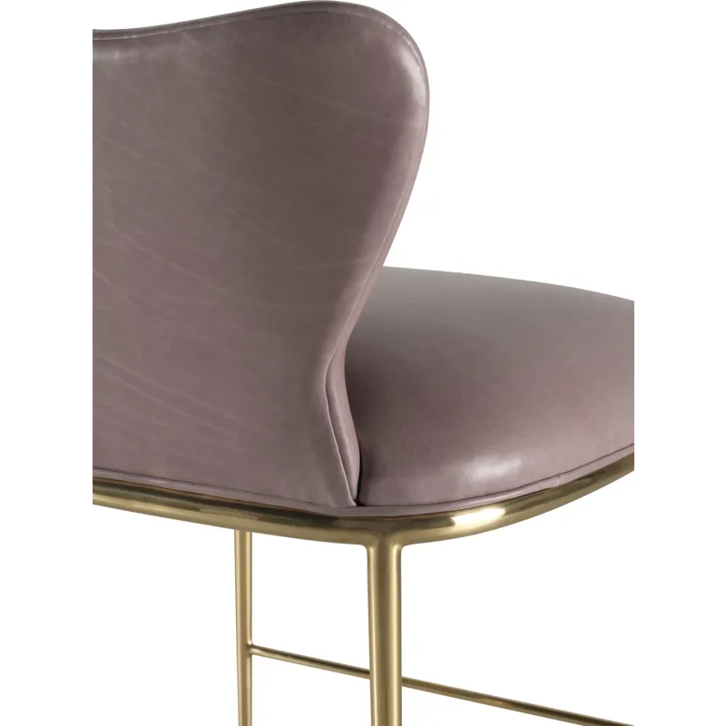 As Shown: L2401 leather, Pure Brass