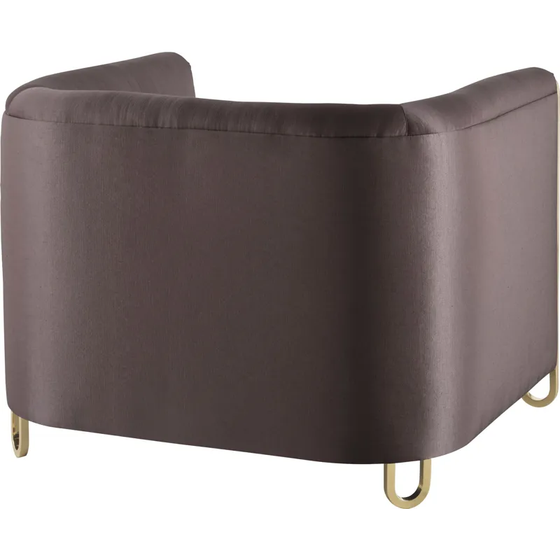 As Shown: 24-285 fabric, Pure Brass finish