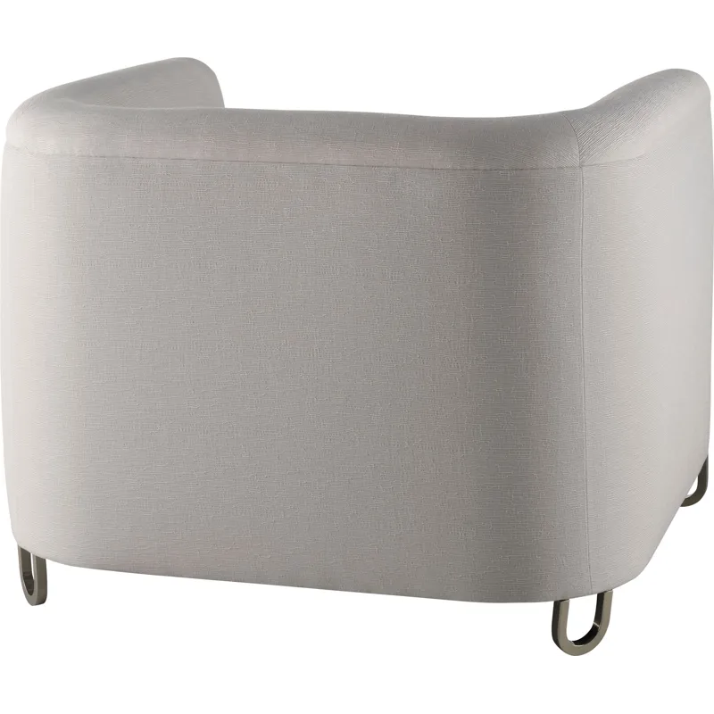 As Shown: 24-287 fabric, Nickel Plated Brass finish