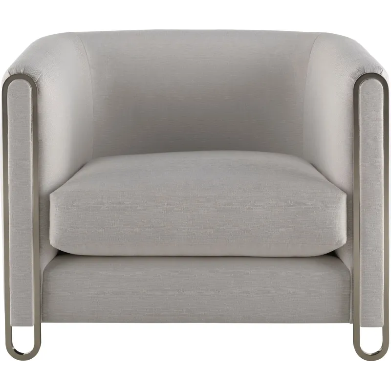 As Shown: 24-287 fabric, Nickel Plated Brass finish