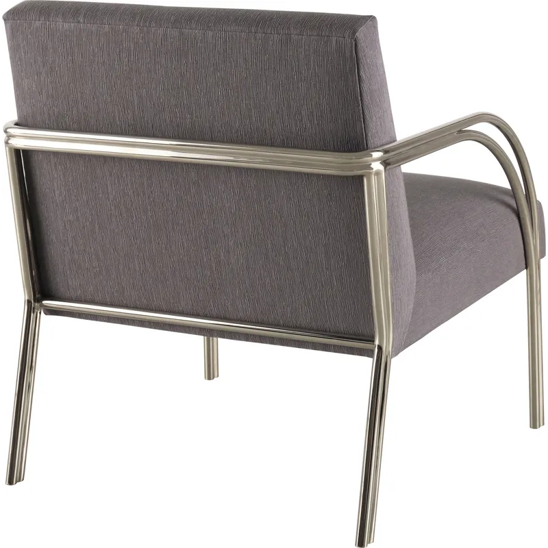 As Shown: 24-288 fabric, Nickel Plated Brass