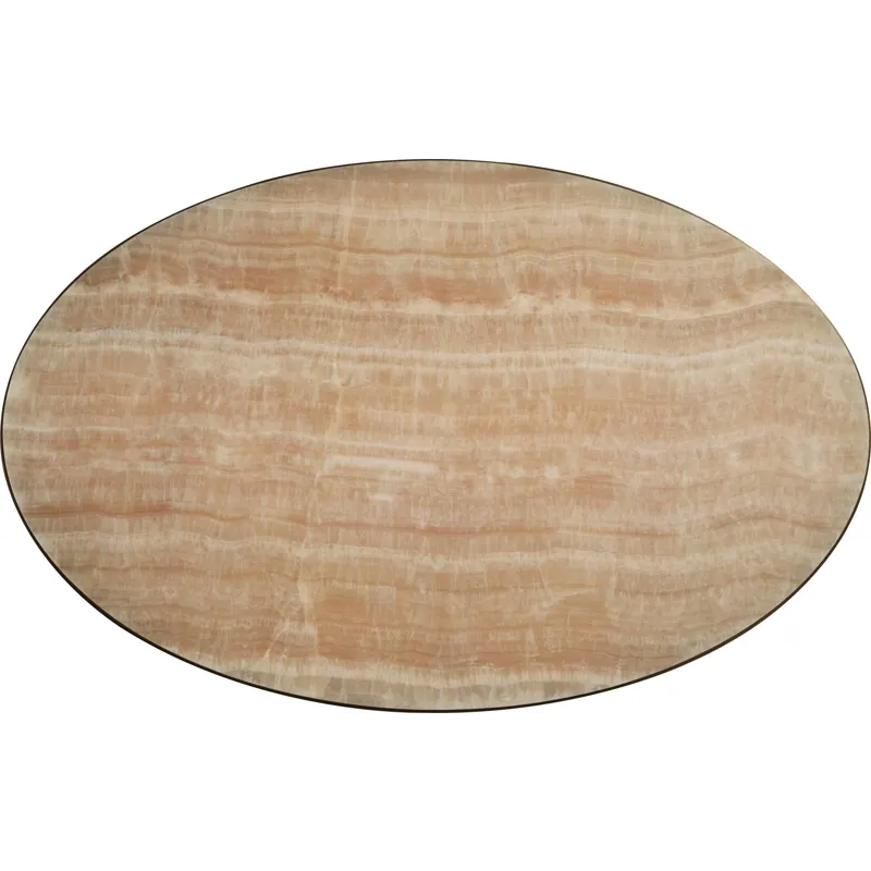 As Shown: Honed Honey Onyx with Warm Bronze