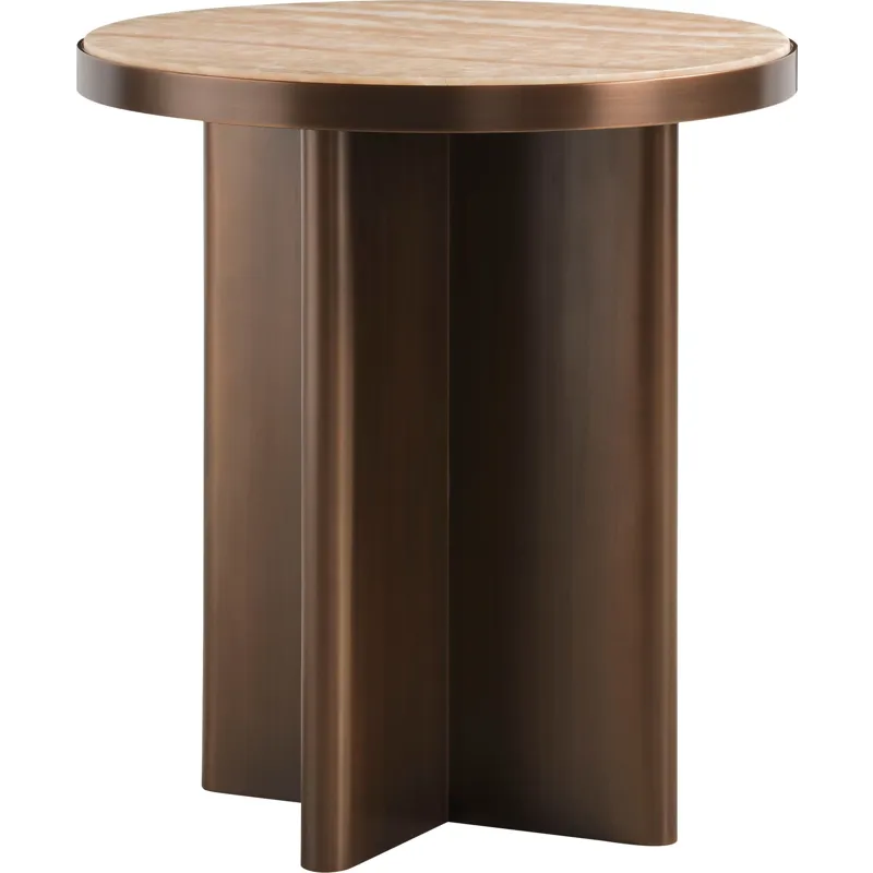 As Shown: Honed Honey Onyx with Warm Bronze