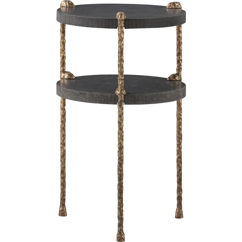 As Shown: Leathered Belgian Bluestone, Temper legs