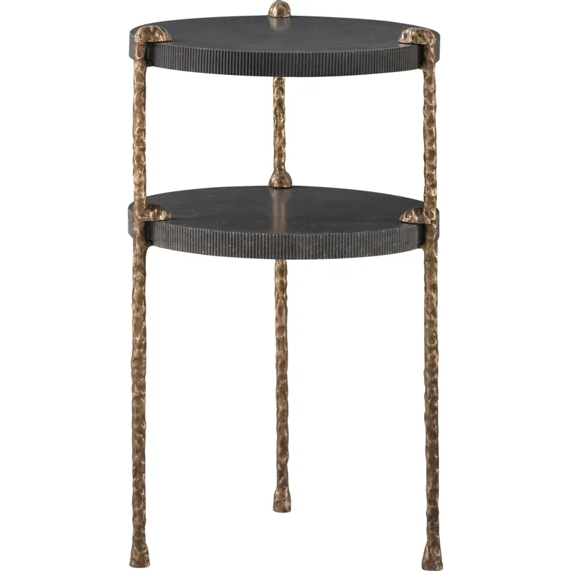 As Shown: Leathered Belgian Bluestone, Temper legs