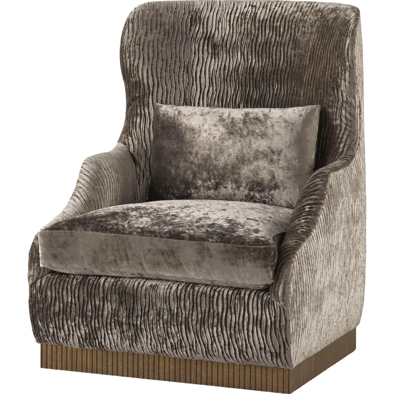 As Shown: fabric body 25-243, seat and throw 25-237, Ferrous finish