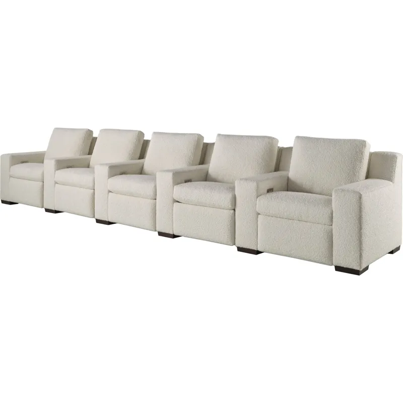 As Shown: fabric 21-444, modern block foot in Chocolate Mink, modern track arm