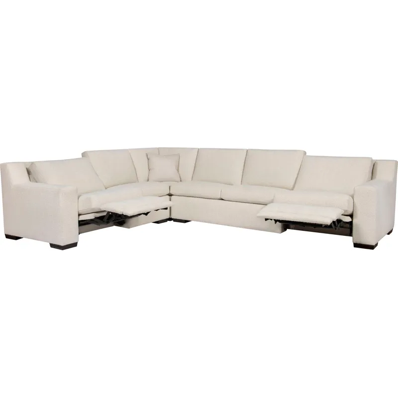 As Shown: Left Arm Loveseat, Corner Chair, Right Arm Sofa with Modern Track Arm: fabric 18-500, mode