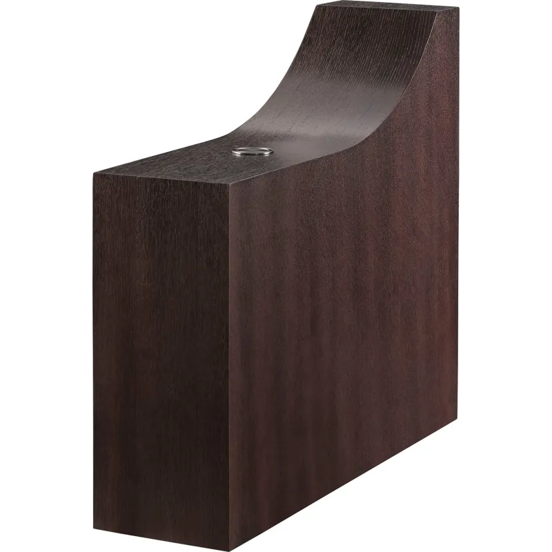 As Shown: Obsidian finish, Pop up power outlet