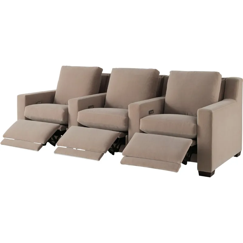 As Shown: fabric 930-013, medium block foot in Chocolate Mink, wide track arm