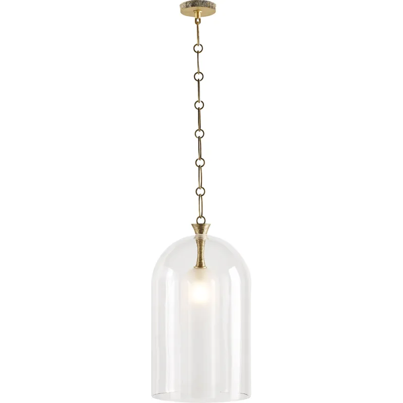 Thomas Pheasant Murano Bell Pendant
