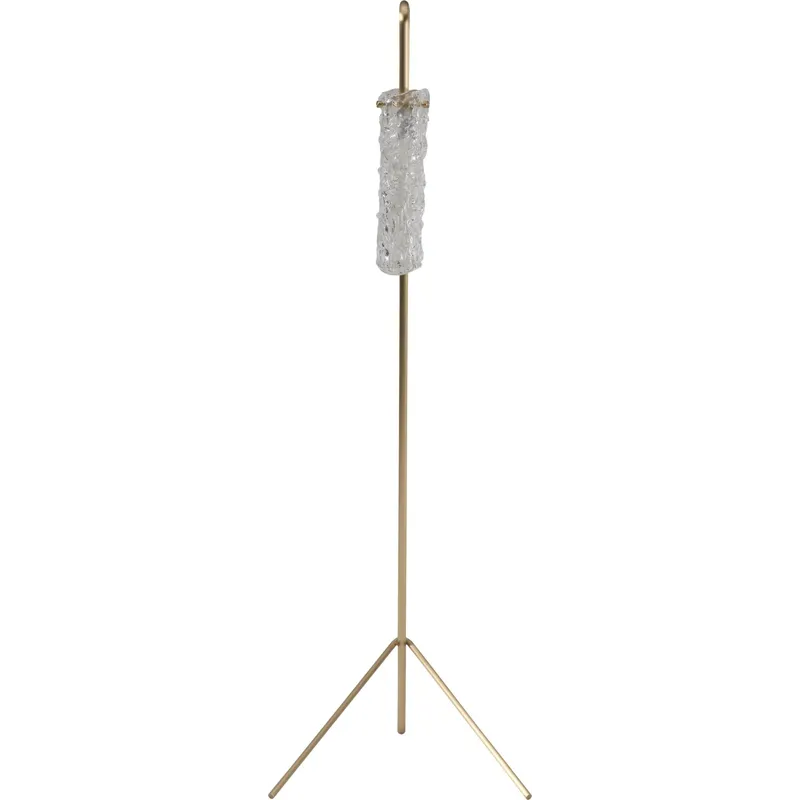 As Shown: Cast Murano Glass with Cast Brass