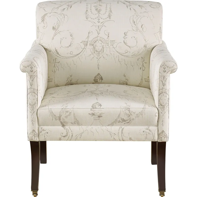 As Shown: fabric 46-300 (no longer available), Caviar finish