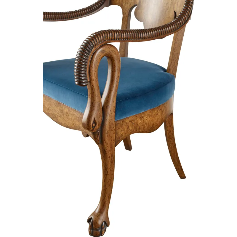 As Shown: fabric 85-534, Honey finish