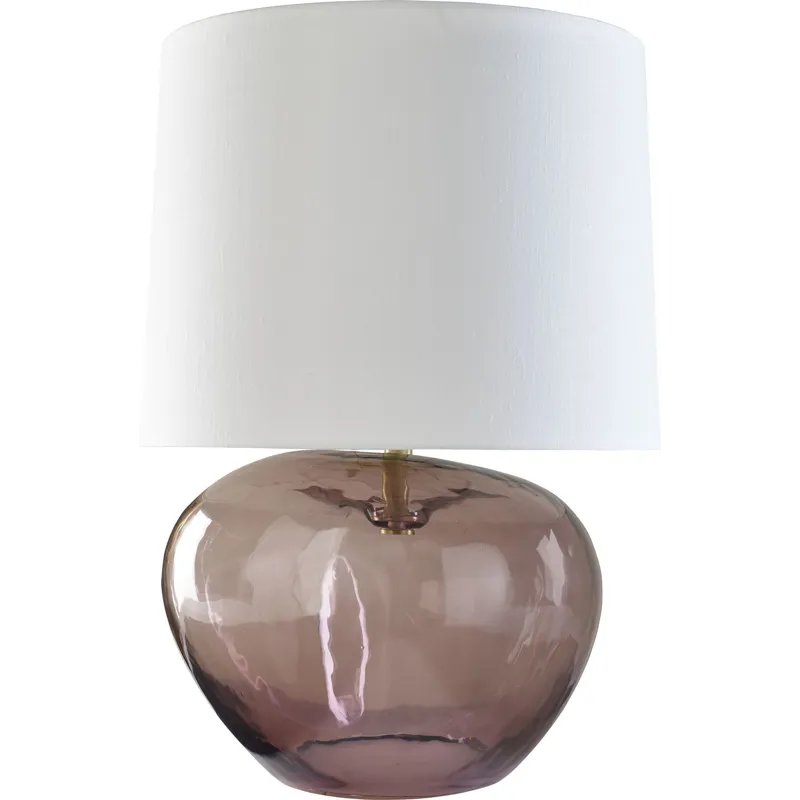 As Shown: Rose Quartz with Satin Glass