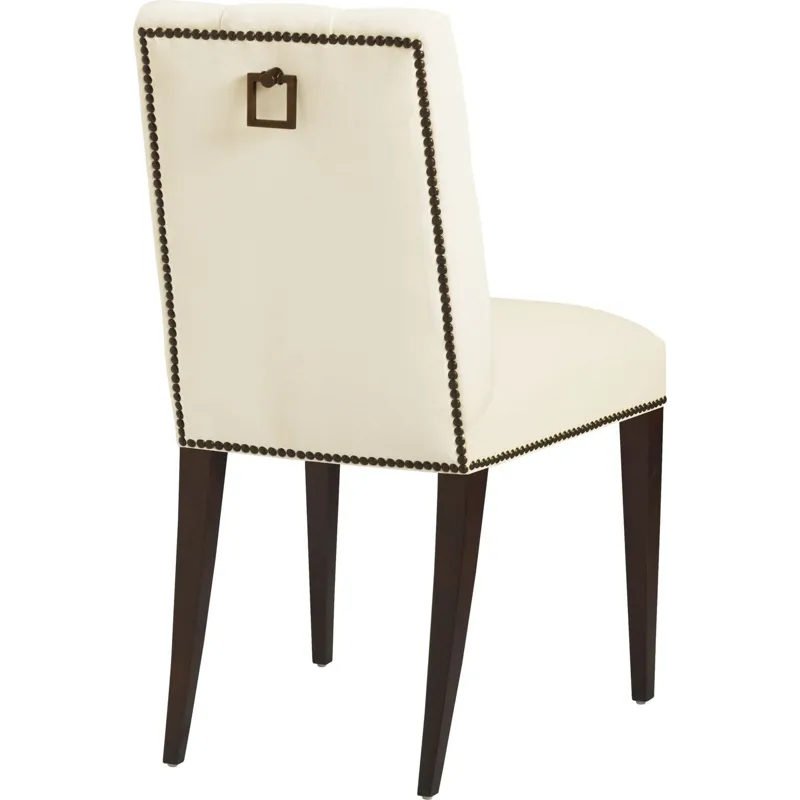 As Shown: seat and back fabric 49-450 (no longer available), outside leather L1269 (no longer availa