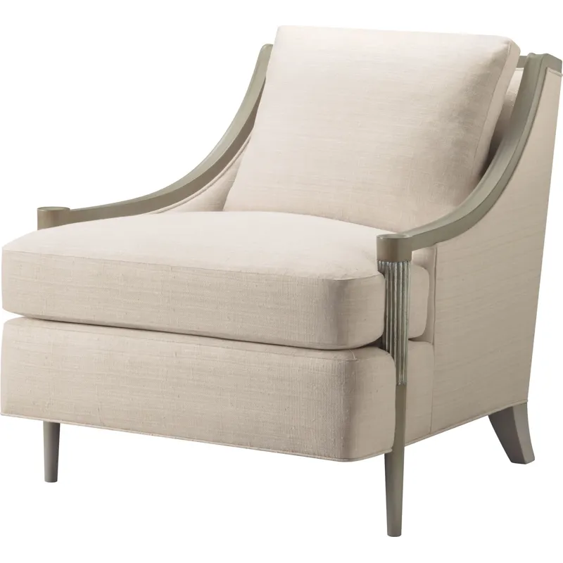 As Shown: fabric 79-104 (no longer available), Quill Lacquer with Warm Silver Leaf accents