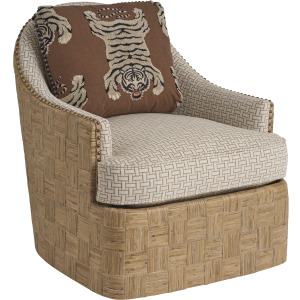 Barclay Butera Upholstery Hamlin Swivel Chair