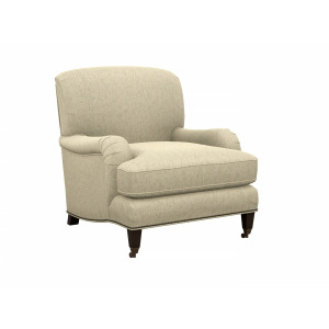 Featured Upholstery Sydney Chair W/Brass Casters