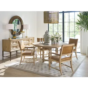 Montecito Colburn Leather Upholstered Arm Chair