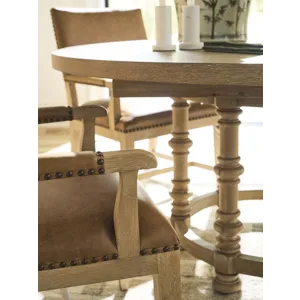 Montecito Colburn Leather Upholstered Arm Chair