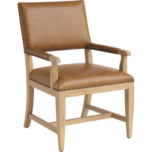 Montecito Colburn Leather Upholstered Arm Chair