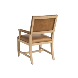 Montecito Colburn Leather Upholstered Arm Chair