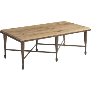 Montecito Catalonia Rectangular Metal Cocktail Table