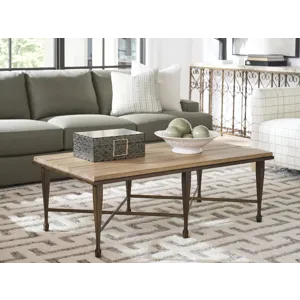 Montecito Catalonia Rectangular Metal Cocktail Table