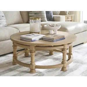 Montecito Hollister Round Cocktail Table