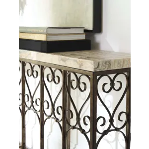 Montecito Fletcher Metal Console Table