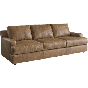 Barclay Butera Upholstery Millington Leather Sofa