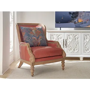 Barclay Butera Upholstery Kamari Leather Chair