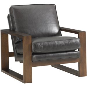 Barclay Butera Upholstery Thaynes Leather Chair