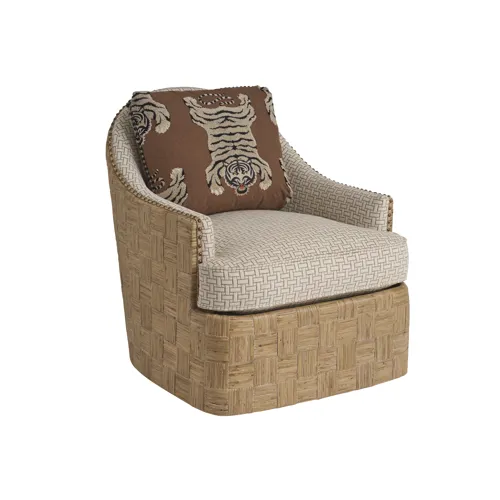 Barclay Butera Upholstery Hamlin Swivel Chair