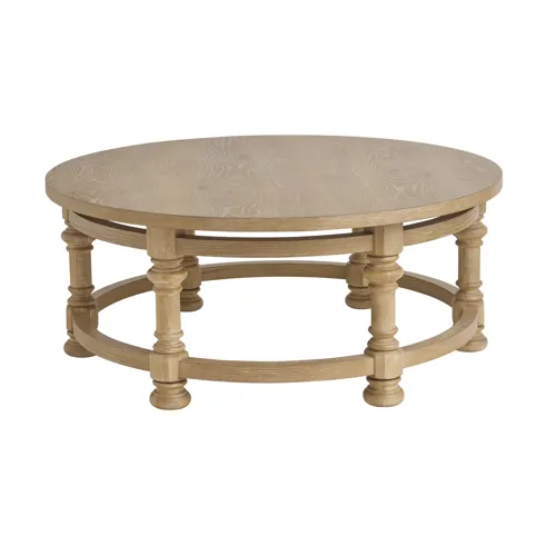 Montecito Hollister Round Cocktail Table