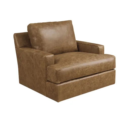 Barclay Butera Upholstery Millington Leather Chair