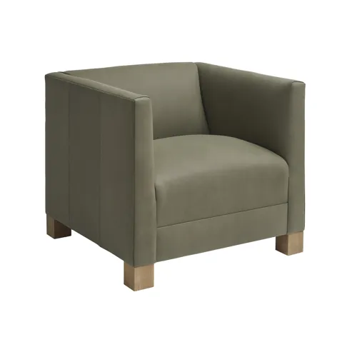 Barclay Butera Upholstery Chandler Leather Chair