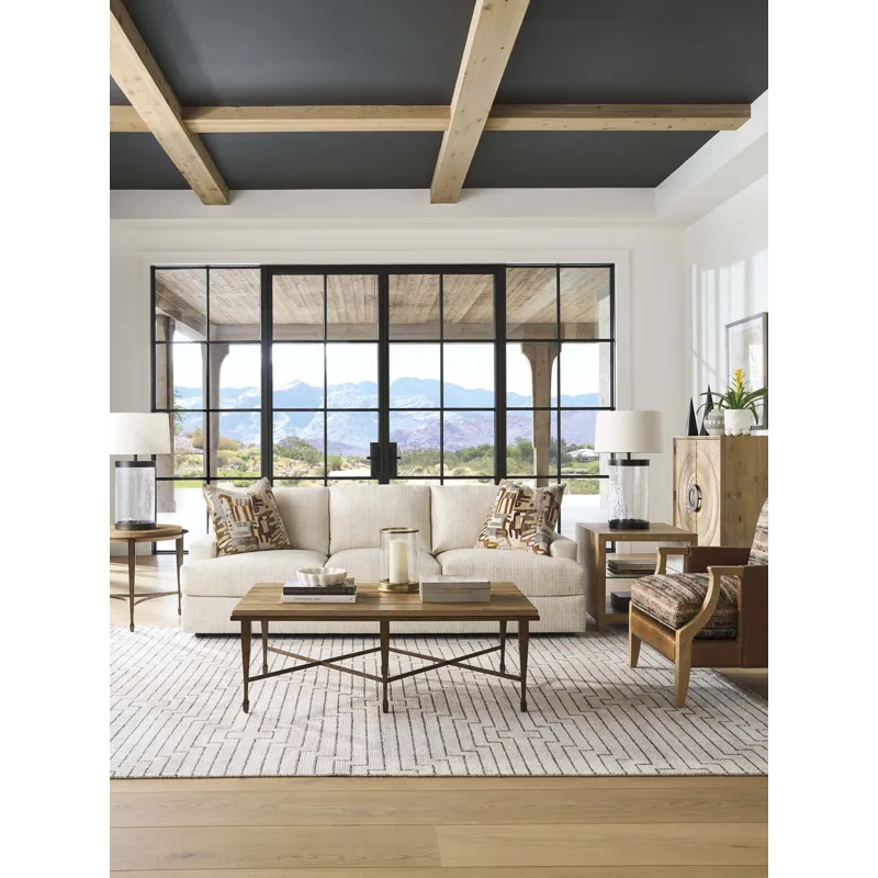 Montecito Catalonia Rectangular Metal Cocktail Table