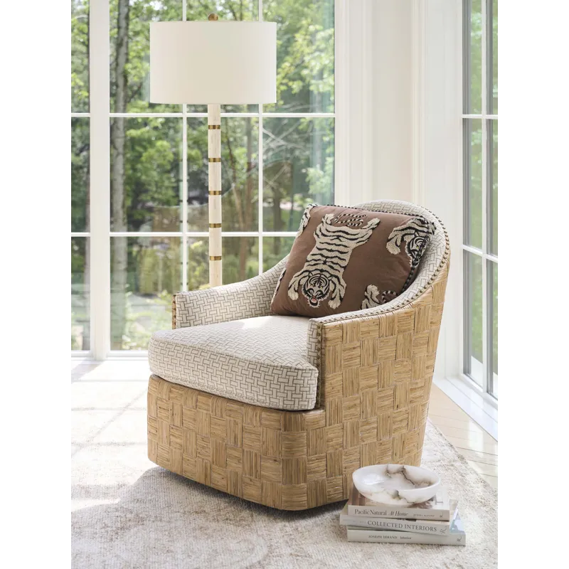 Barclay Butera Upholstery Hamlin Swivel Chair