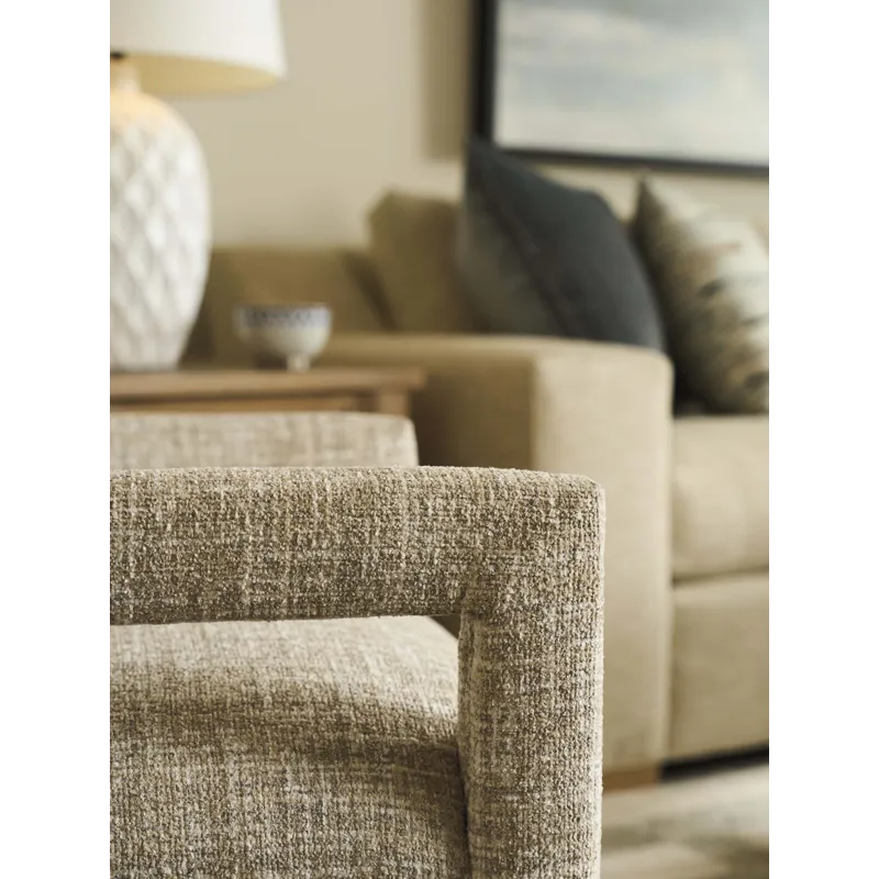 Barclay Butera Upholstery Woodside Swivel Chair