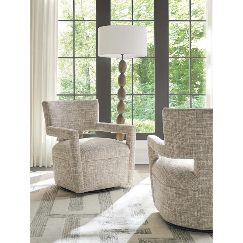 Barclay Butera Upholstery Woodside Swivel Chair