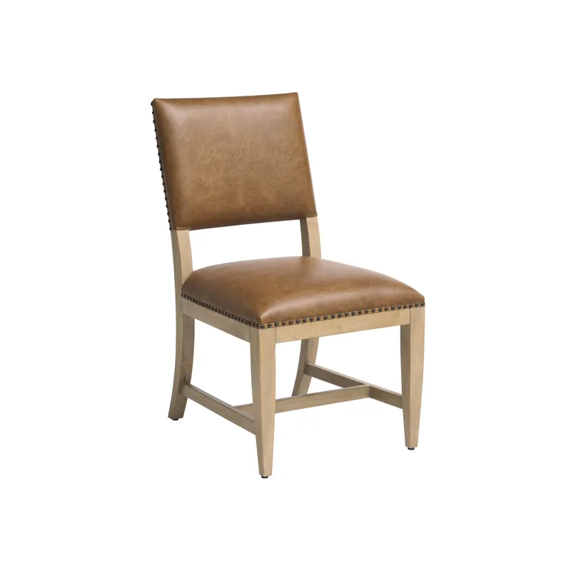Montecito Colburn Leather Upholstered Side Chair